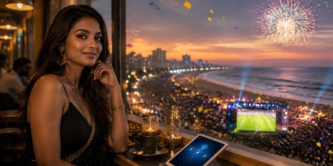User checking football betting on mobile in Mumbai